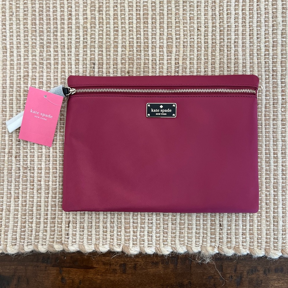 Kate Spade Maroon Pouch